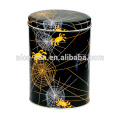 Airtight Tin Cans Round Grade Round Hallowmas Cookie Gift Tin Box